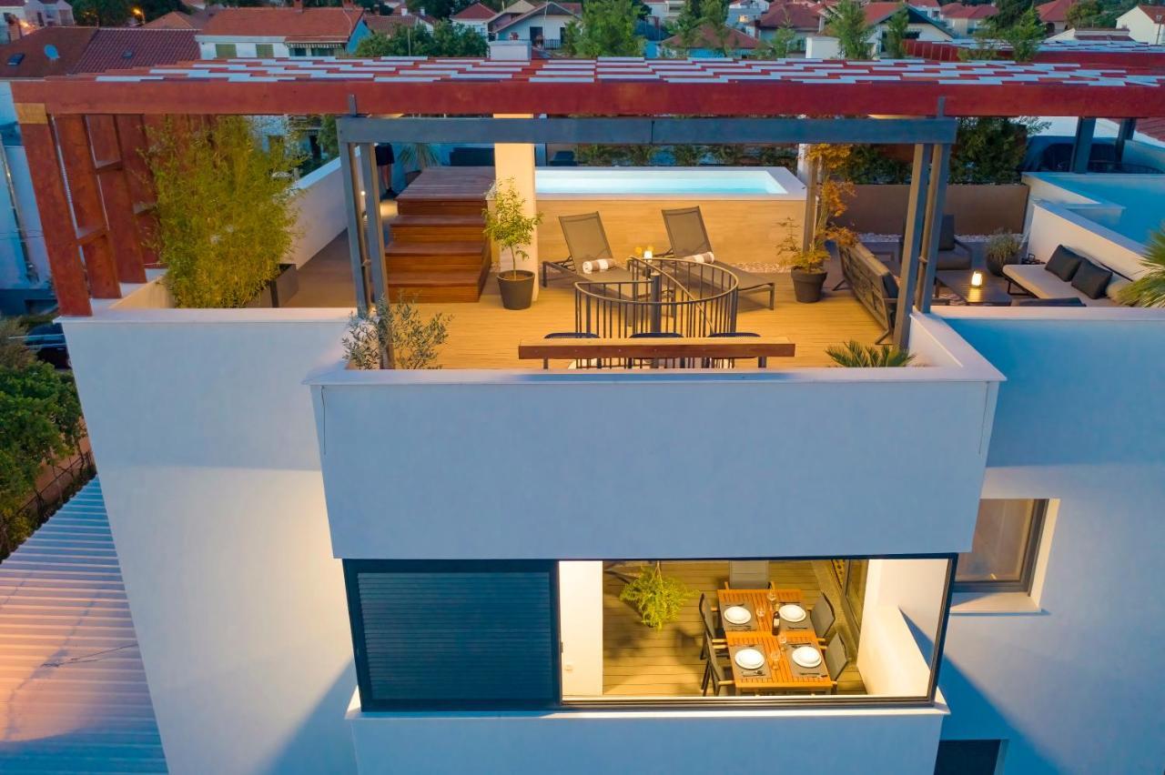 Penthouse Diem - Private Pool With Sea View Zadar Exteriör bild