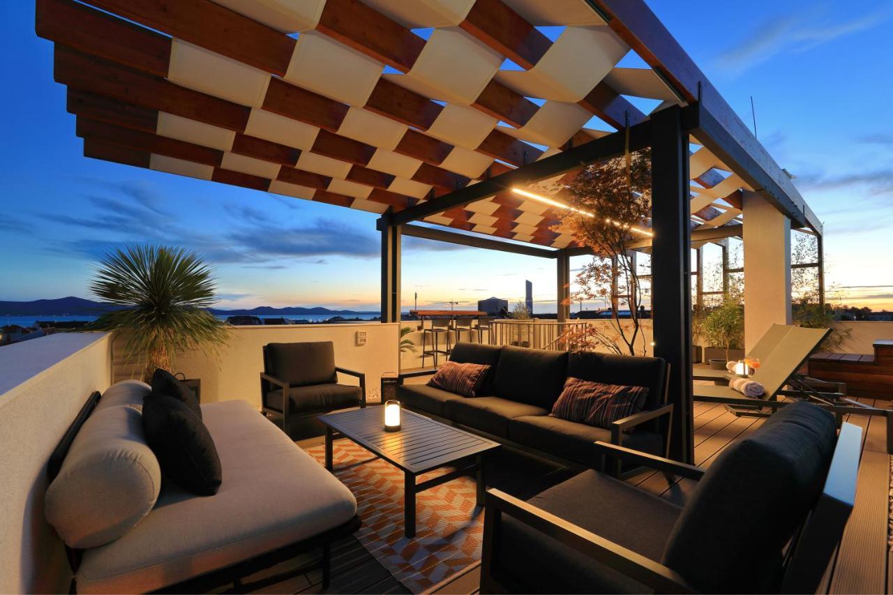 Penthouse Diem - Private Pool With Sea View Zadar Exteriör bild