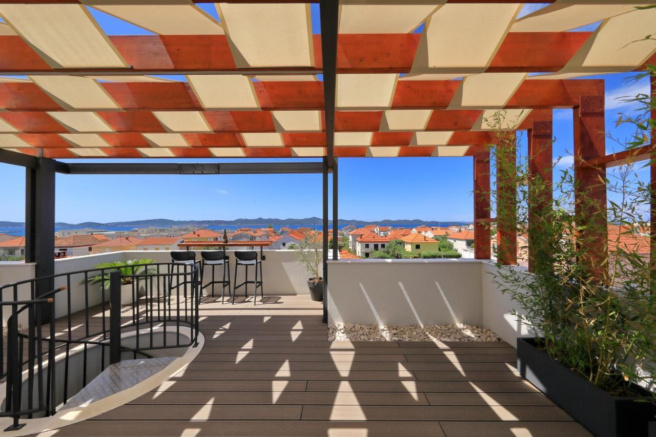 Penthouse Diem - Private Pool With Sea View Zadar Exteriör bild