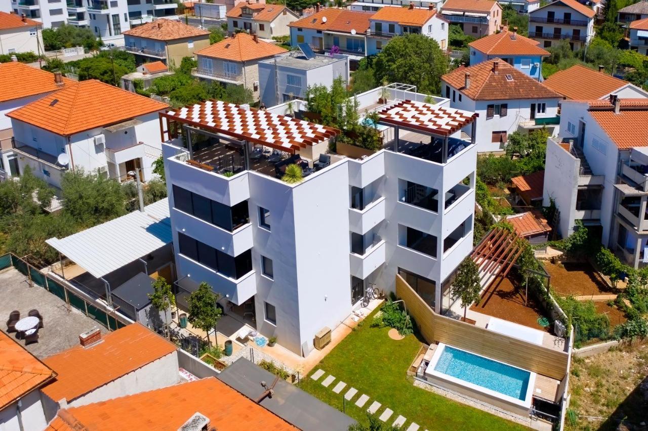 Penthouse Diem - Private Pool With Sea View Zadar Exteriör bild