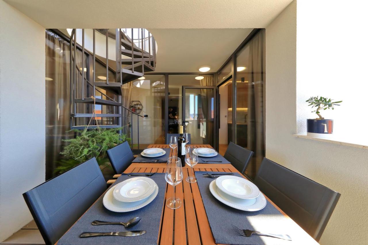 Penthouse Diem - Private Pool With Sea View Zadar Exteriör bild